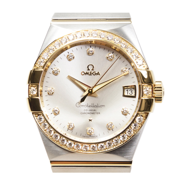 omega/欧米茄星座双鹰天文台金钢自动机械男表(123.25.38.21.52.002)